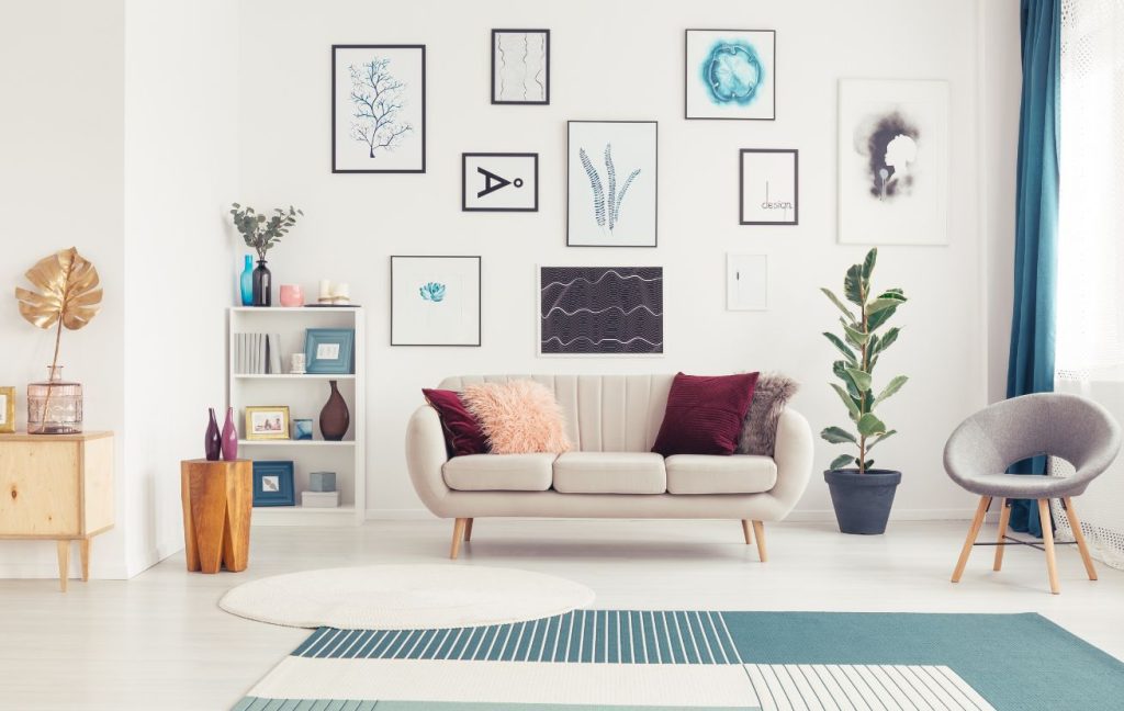 Modern Large Wall Décor Ideas for Living Room 2 Modern Large Wall Decor Ideas for Living Room: Gallery wall