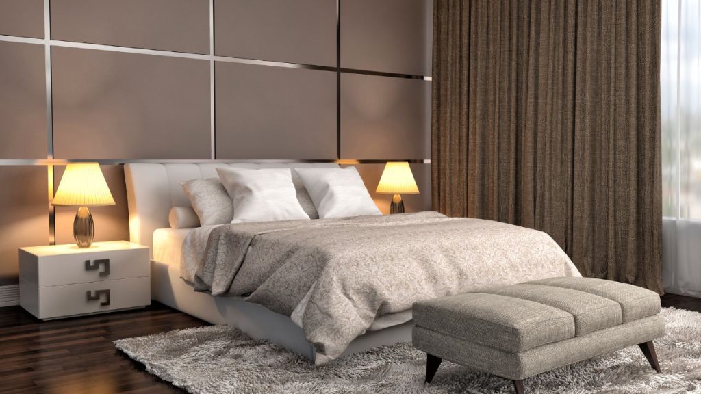 Wall Paneling Design Ideas: From Bedroom to Basement 3 Metal wall panels in the bedroom