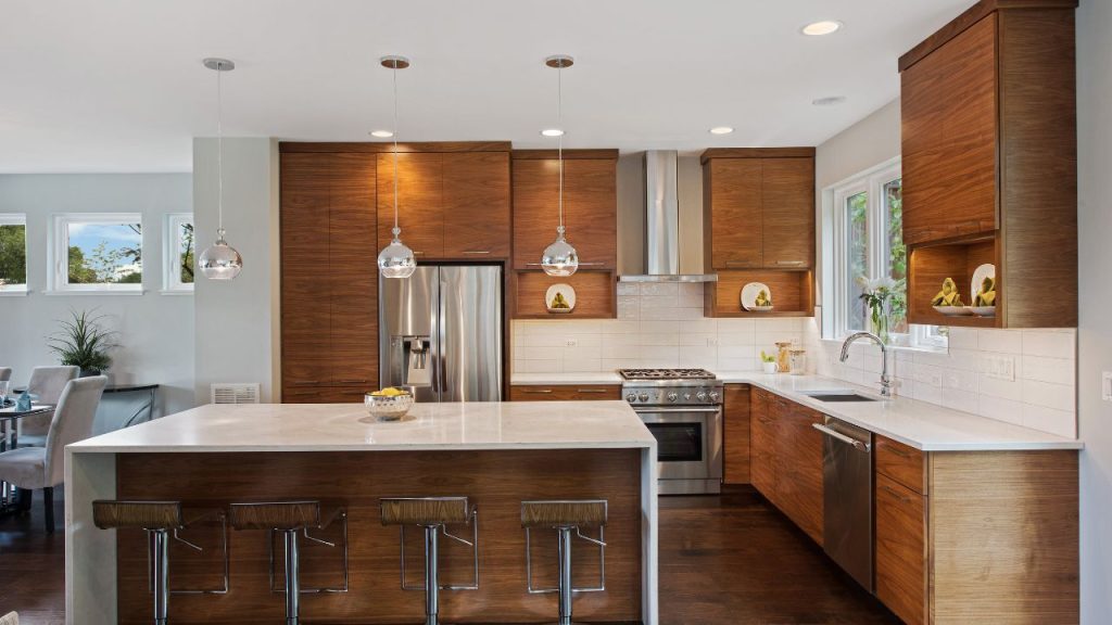 How to Update a Wooden Kitchen Cabinet? 4 Add kitchen cabinet molding