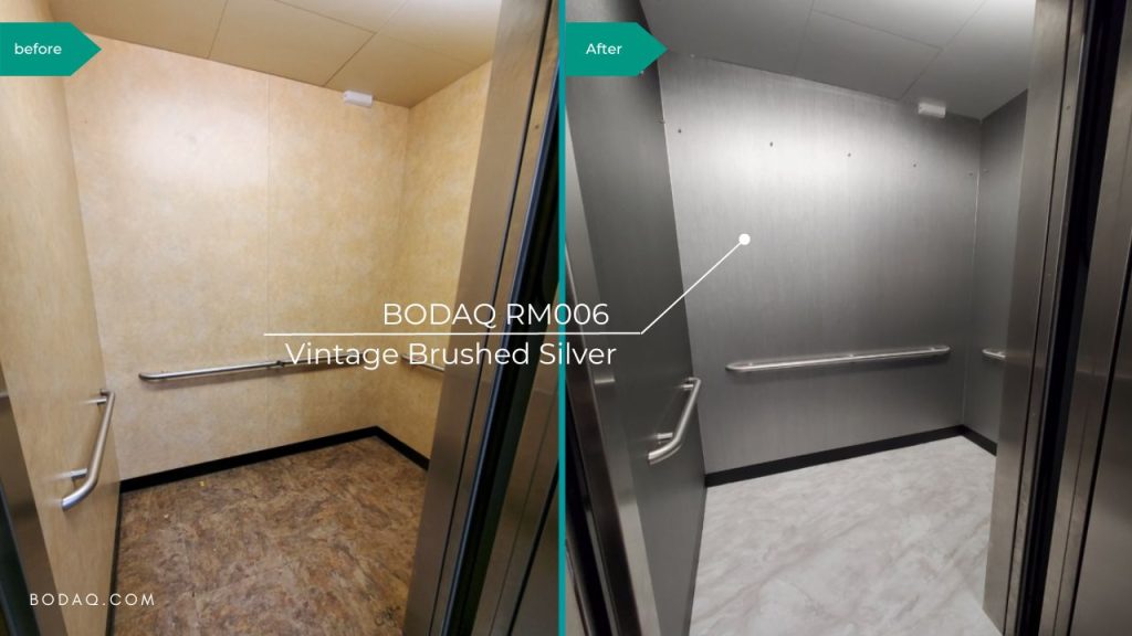 Architectural Vinyl Most Common Areas of Application 10 RM006 architectural vinyl in the elvator