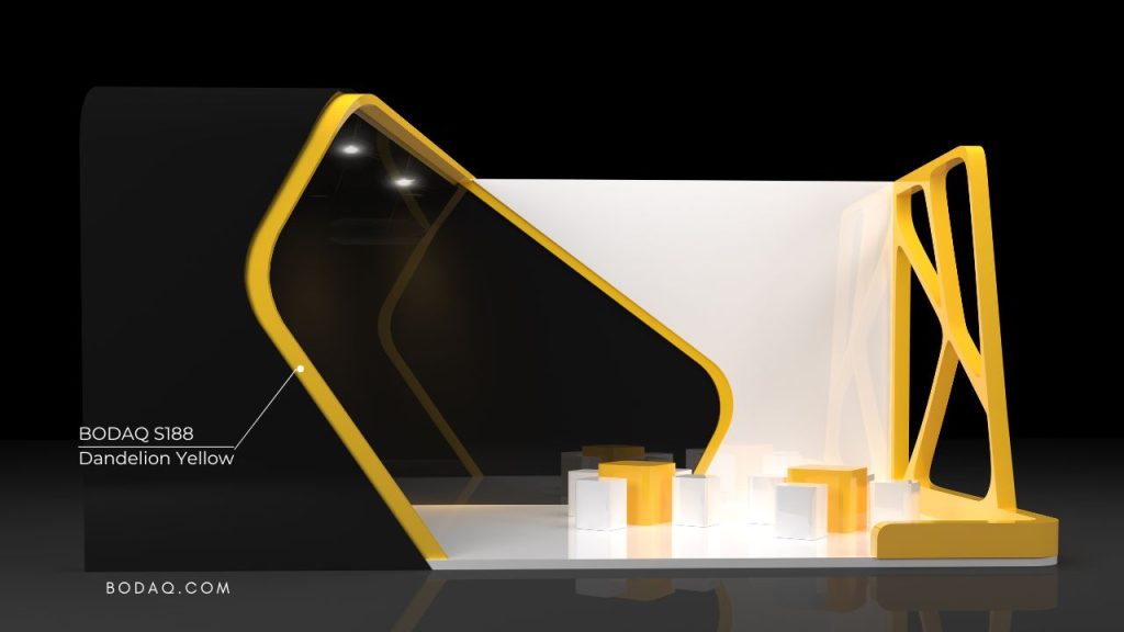 Pop-ups and events: trade show booth with Bodaq