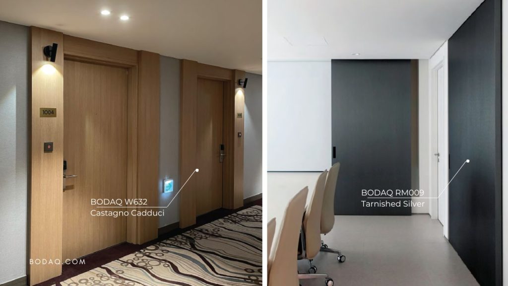 How Hotels Use Bodaq to Elevate Their Interiors 4 How hotels use Bodaq Interior Film - wrap doors