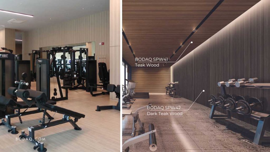 How Hotels Use Bodaq to Elevate Their Interiors 8 How hotels use Bodaq: wrap gym walls