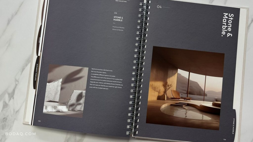 Bodaq 2024-2025 Catalog: Now Available Online and for Ordering 7 Stone & Marble Collection update
