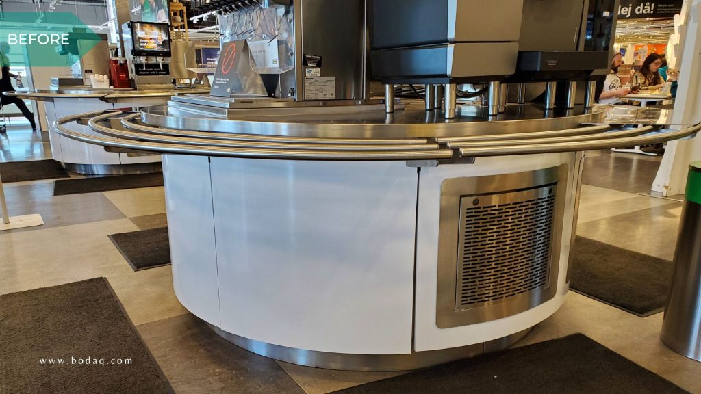 Bodaq Interior Film Longevity: Revisiting Commercial Projects 4 Coffee Station Before