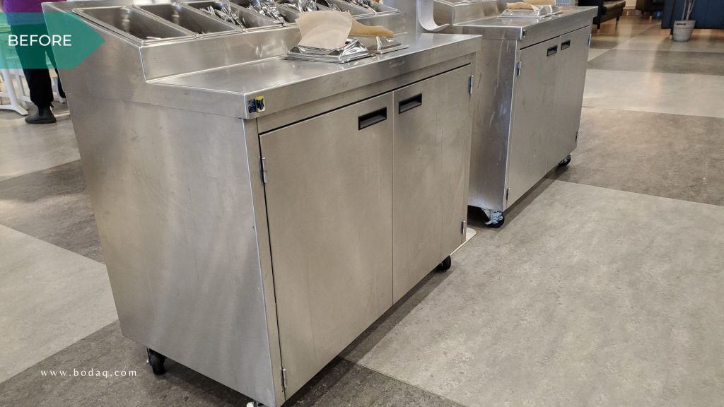Bodaq Interior Film Longevity: Revisiting Commercial Projects 8 Cutlery Stand Before
