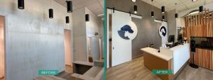 Bodaq Interior Film for Designers and Architects 31 Before After Wall Pet Clinic
