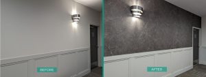 Bodaq Interior Film for Designers and Architects 27 Before and After Wall Clinic