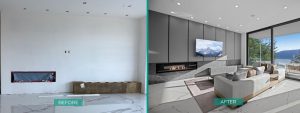Bodaq Interior Film for Designers and Architects 32 Before and After Wall Panels SMT