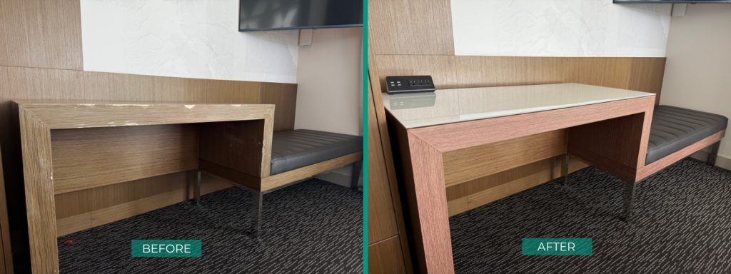 5 Signs Your Space Needs an Update 2 Sign your space needs an update. Wear and Tear. Before and After. Hotel.